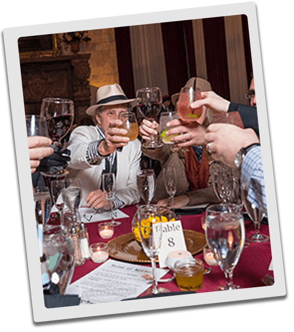 Minneapolis Murder Mystery guests raise glasses