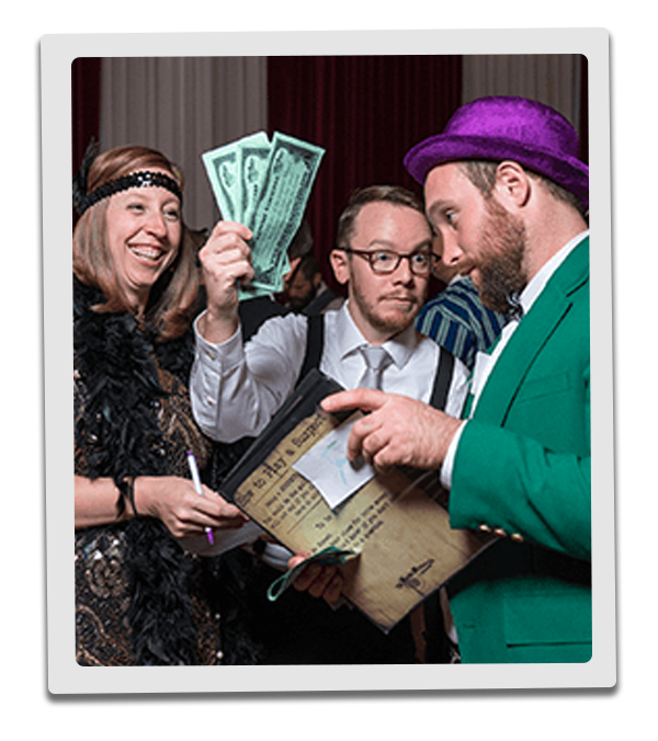 Minneapolis Murder Mystery customers flash their money
